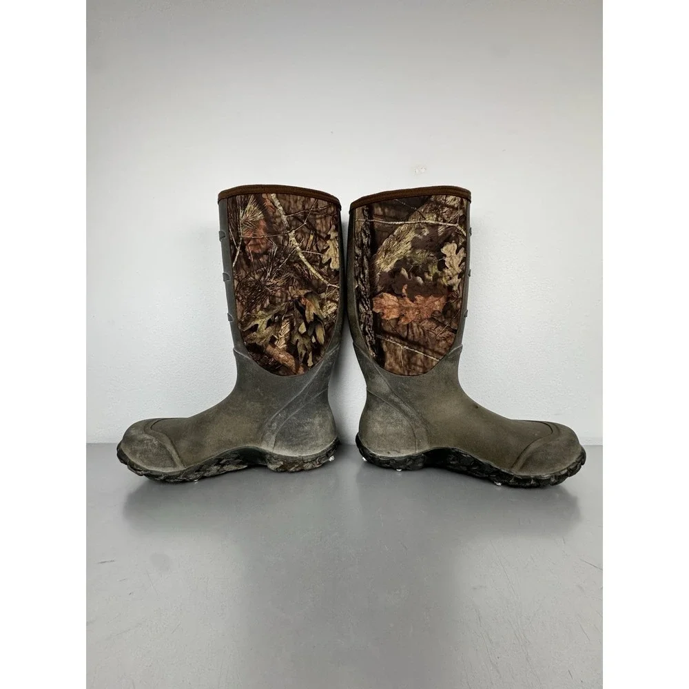 Lacrosse Rubber Hunting Boots Mens 12 Alpha Lite Camo‎ Waterproof Gray Work 16